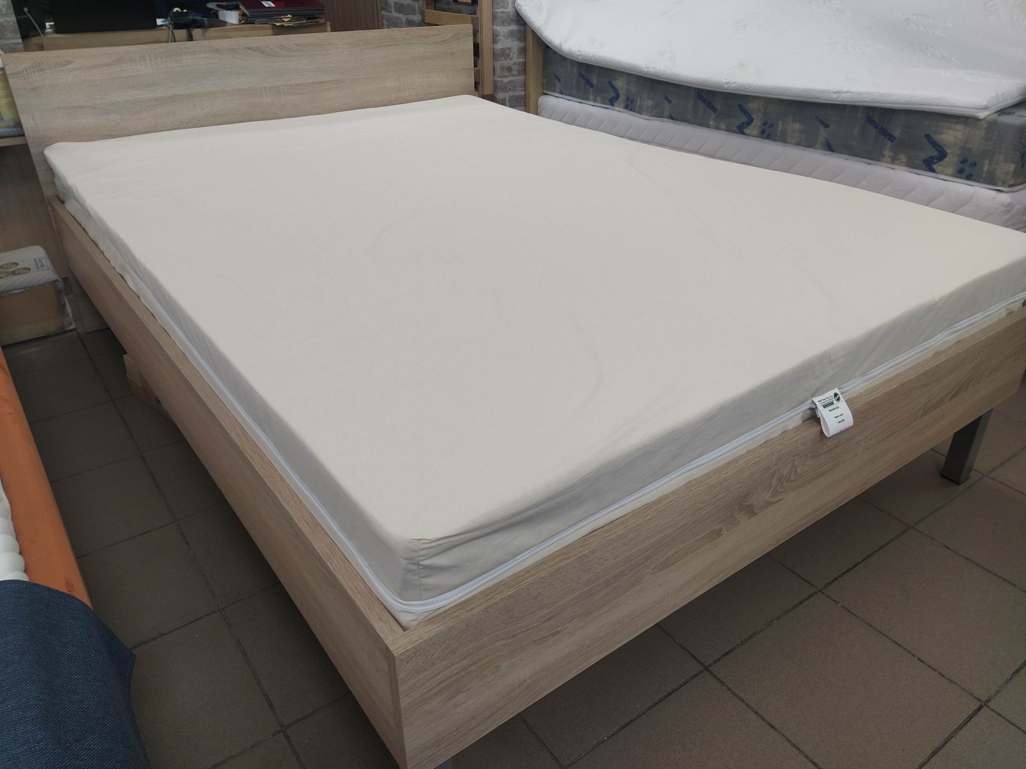 Kompletne nowe łóżko 160x200 Toruń od ręki dąb sonoma