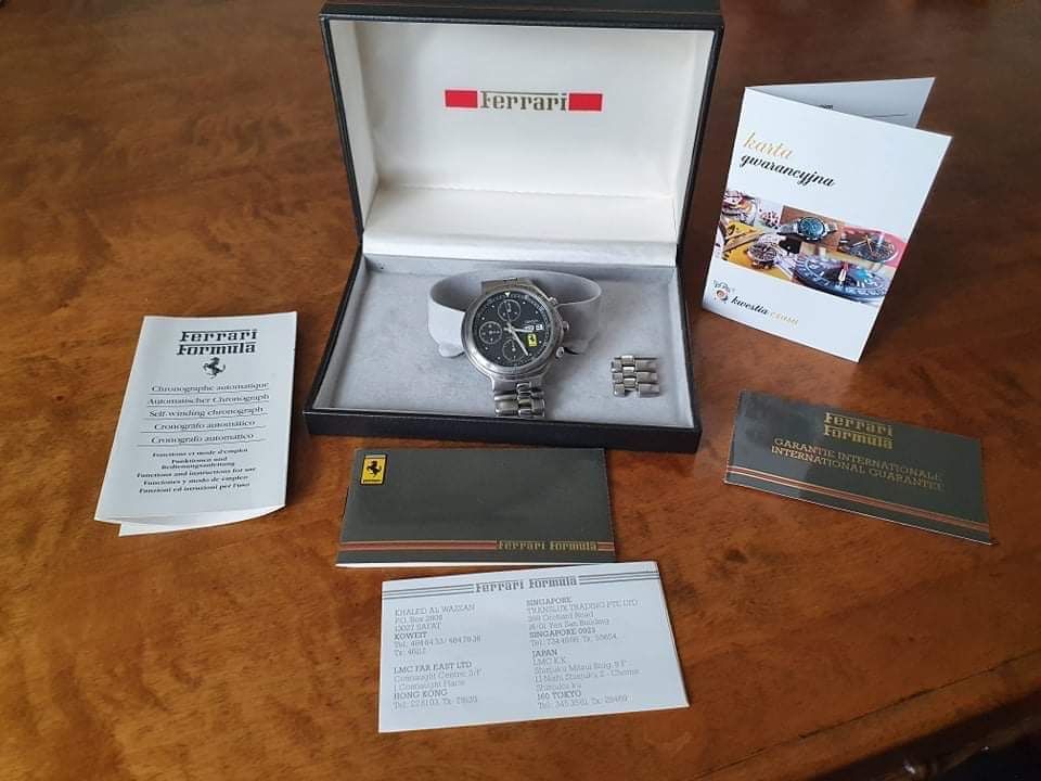 Zegarek CARTIER Ferrari z 1980 r.
