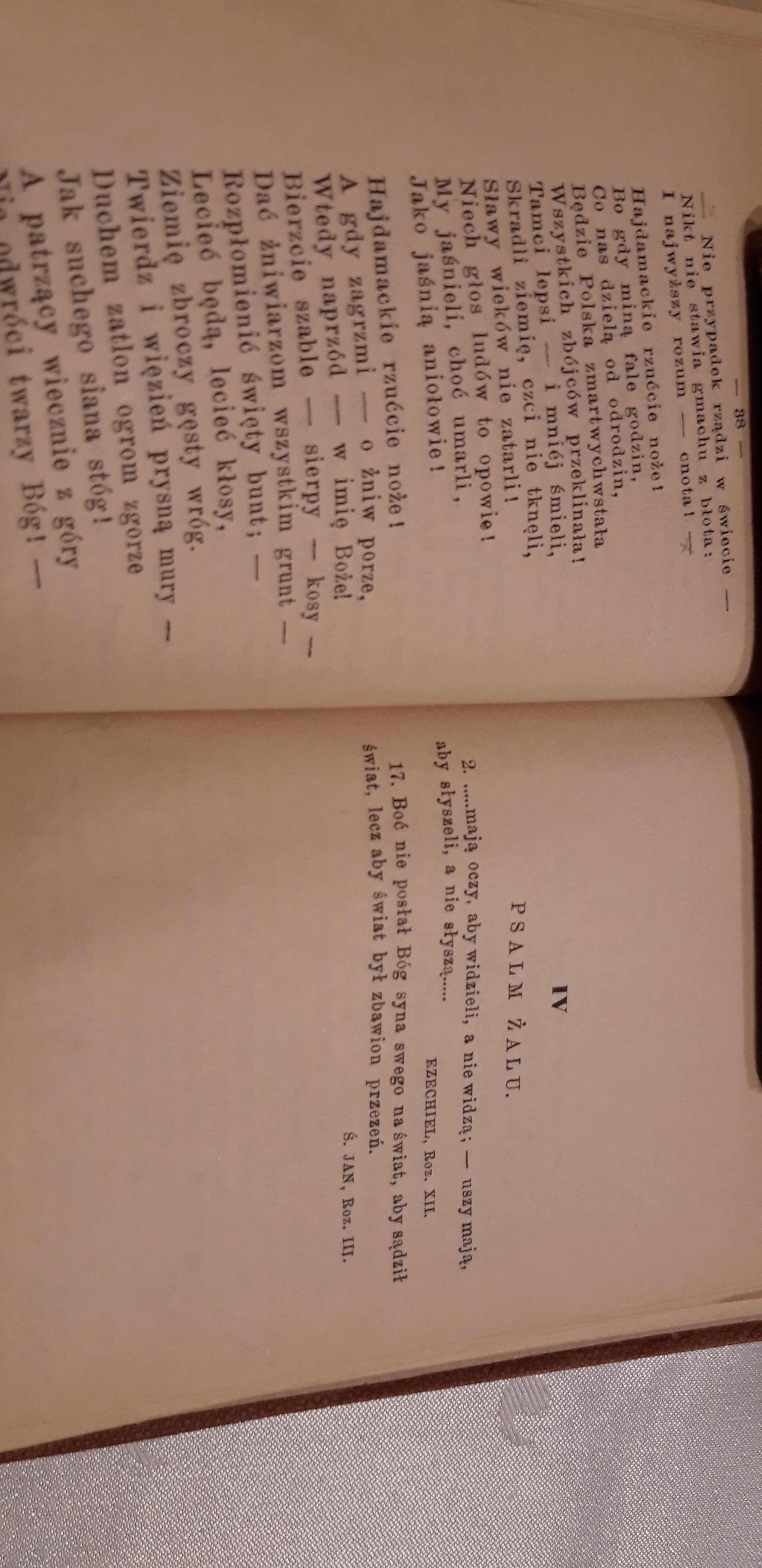 PSALMY Przyszłości-Z.Krasiński-Lwów1880,opr.sygn.,wyd.bibliofilskie