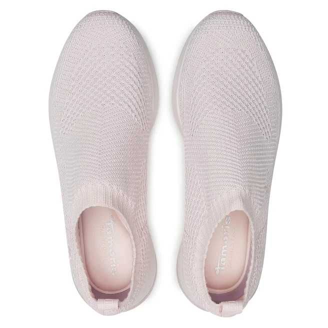 Sneakersy TAMARIS buty damskie, sportowe , Jasny róż