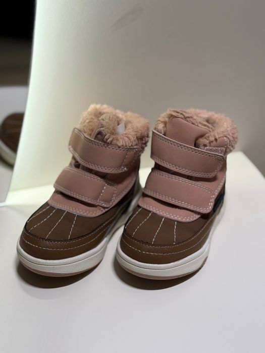 Теплі чобітки для дівчинки 22 р