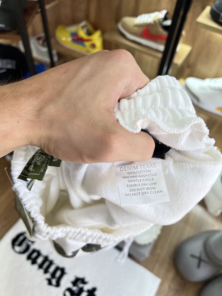 Шорти Denim Tears Ss25 White/Black Logo