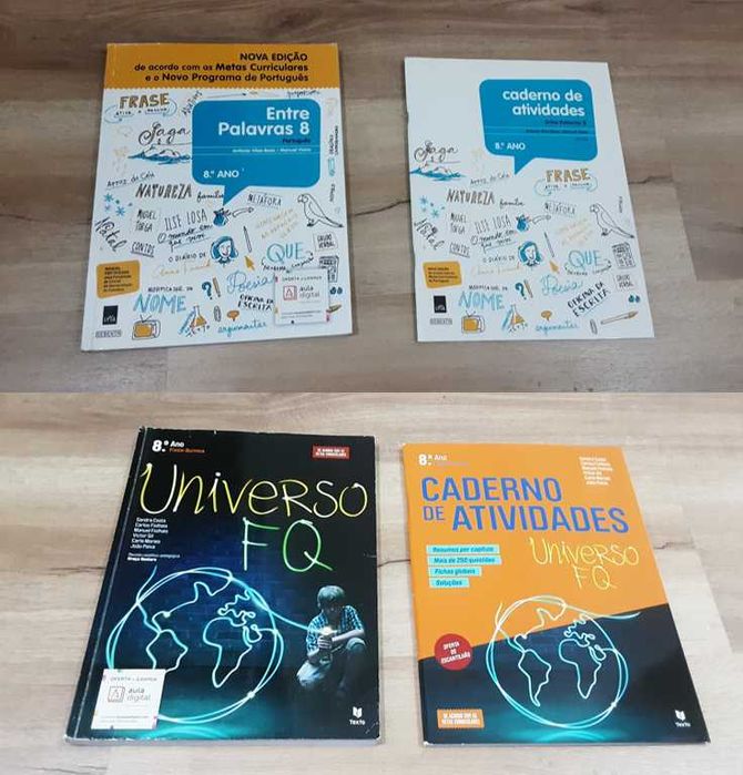 Manuais Escolares e Cadernos de Atividades - 8º Ano