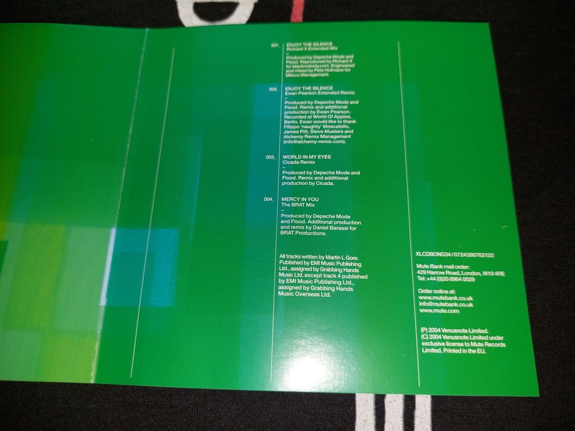 Depeche Mode Enjoy The Silence LTD 04 CD 2004