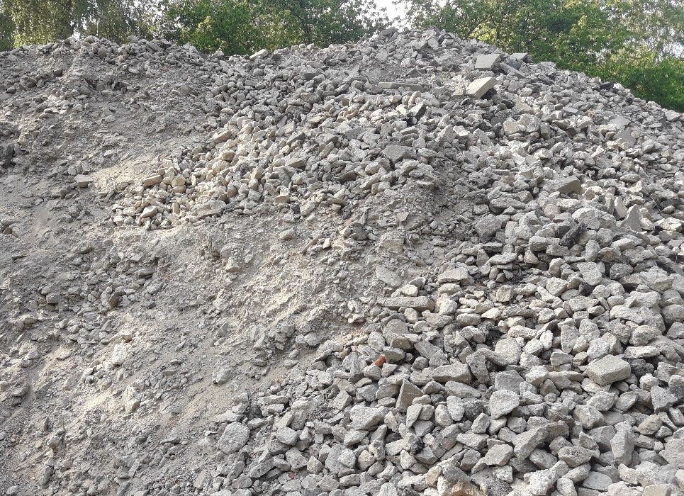 Przekrusz betonowy, Gruz mielony, kruszywo