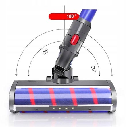 SZCZOTKA LED DO DYSON V7 V8 V10 V11 V15- Turboszczotka  LED