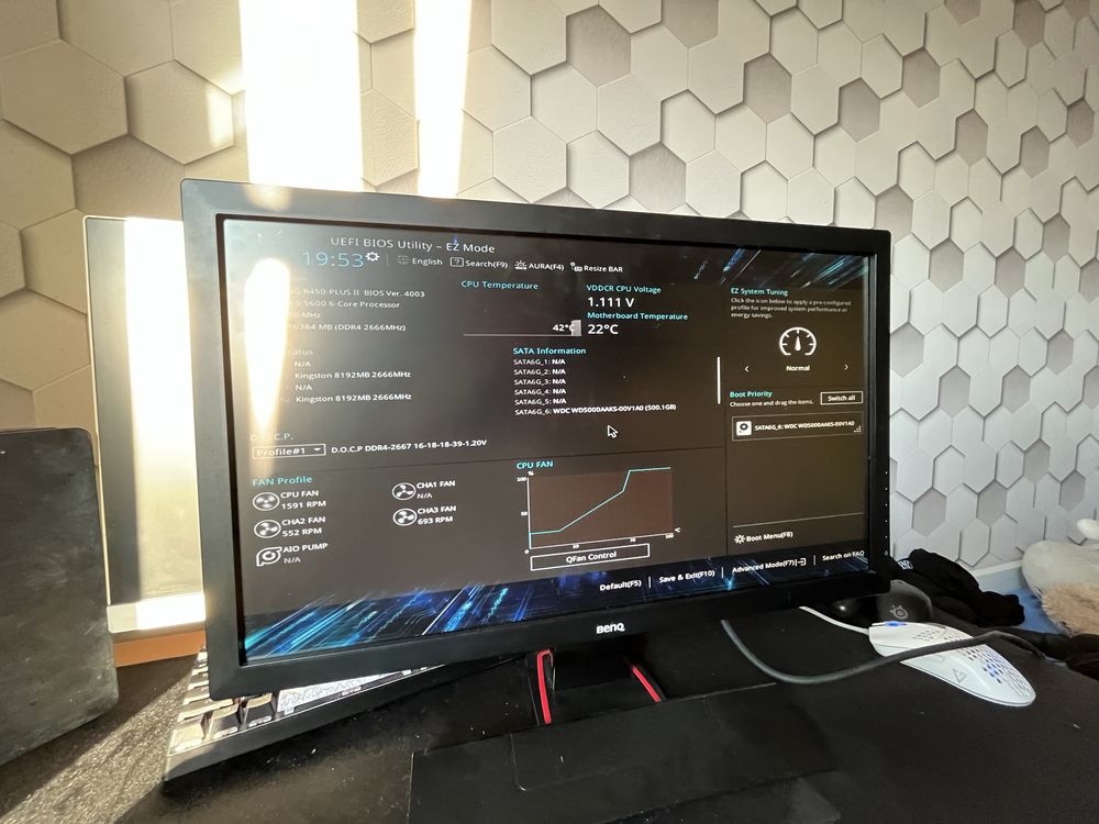 Monitor benq 60hz