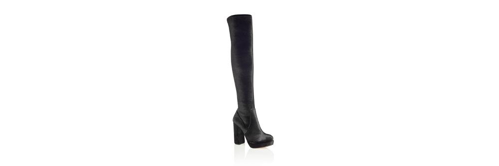 Botas em veludo novas - tam 35, 36, 39, 40