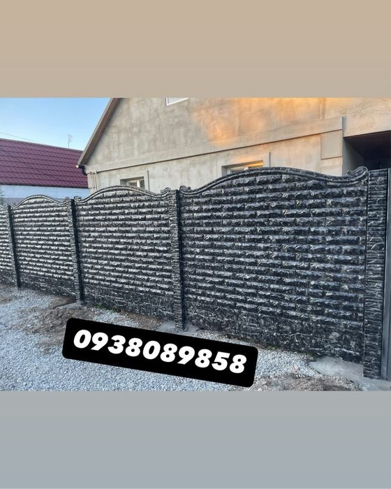 Евро-Забор Бетонна-Огорожа ГЛЯНЦЕВА Евро-Паркани Zabor Огорожа Евро