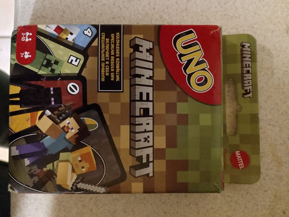 Karty uno Minecraft