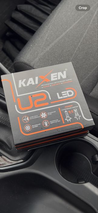 LED лампочка KAIXEN U2 H7 6000K 30W
