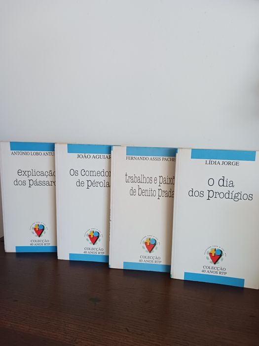4 livros escritores Portugueses