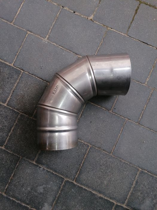 Kolano nierdzewne nastawnie fi 130