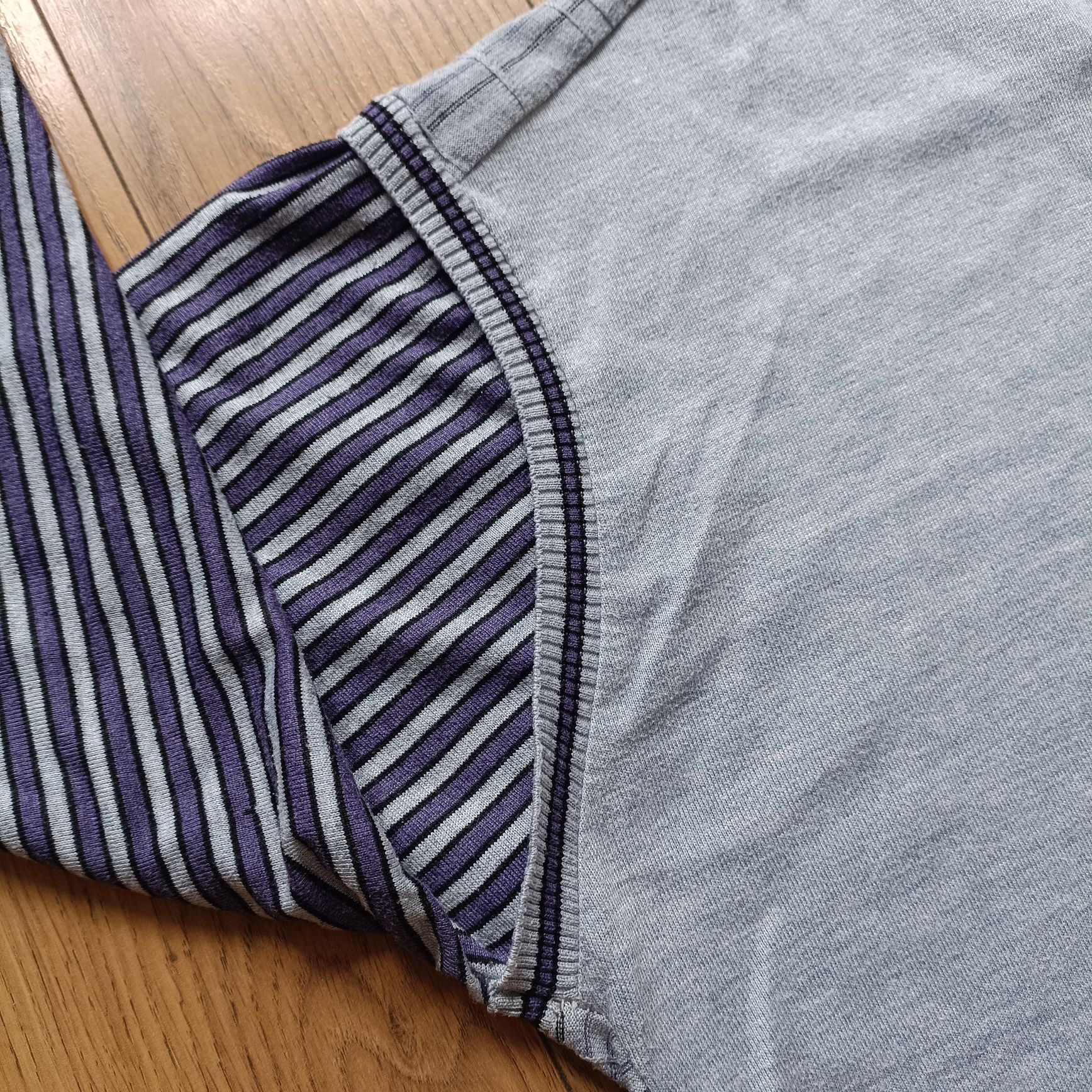 Sweter w serek polo z kołnierzykiem lekki z długim rękawem męski
