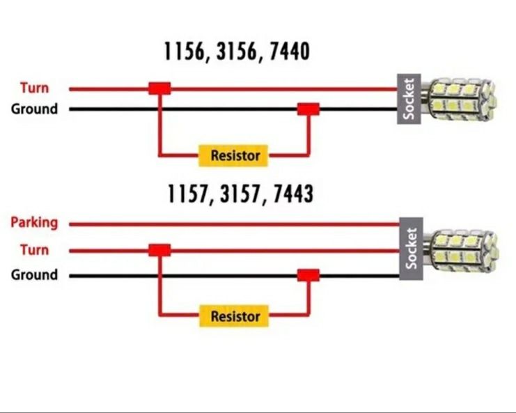 Нагрузочный резистор Обманка Canbus для Led лампа 10w 15w 25w 35w 50w