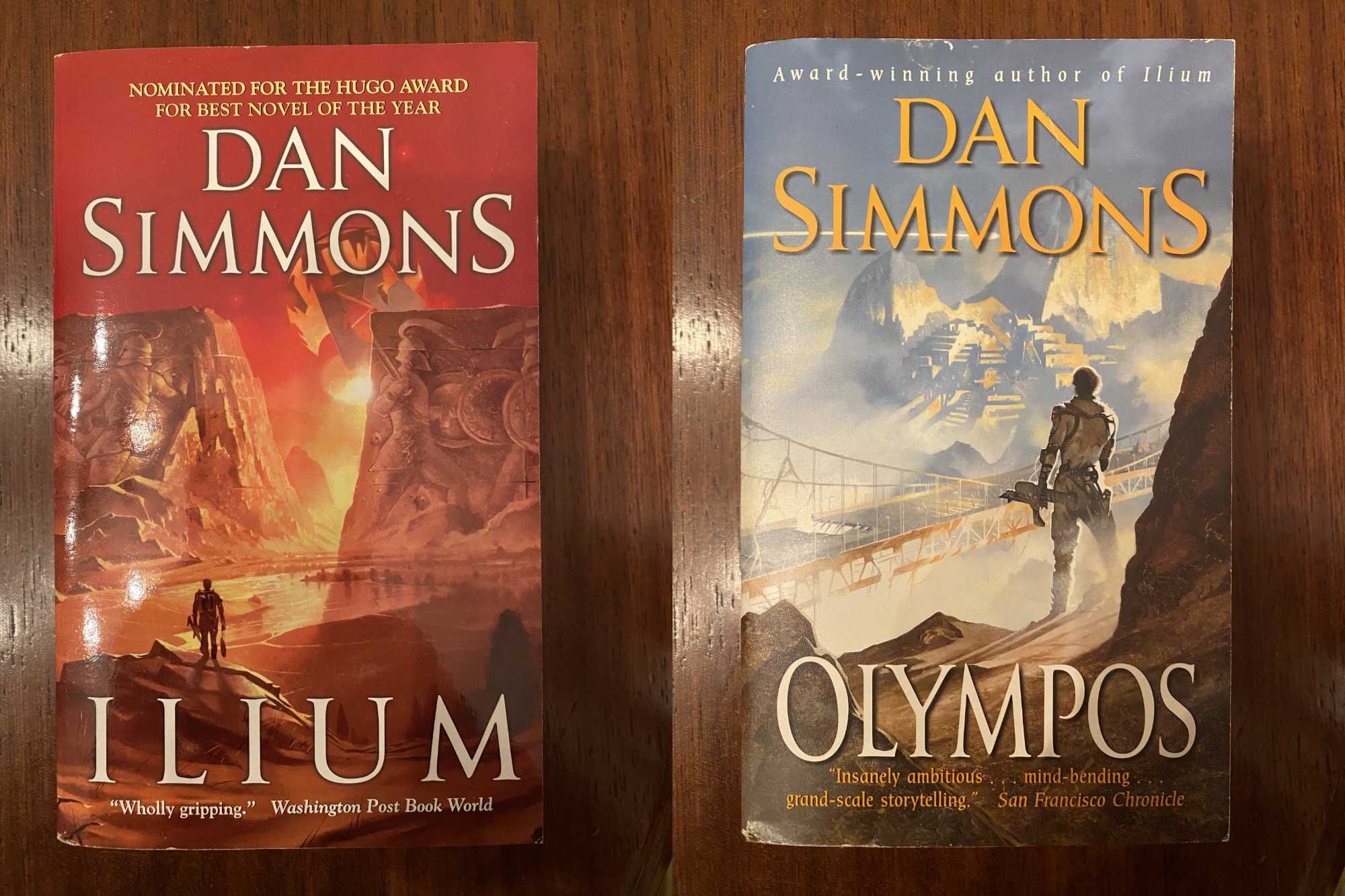 Ilium/Olympos series, de Dan Simmons