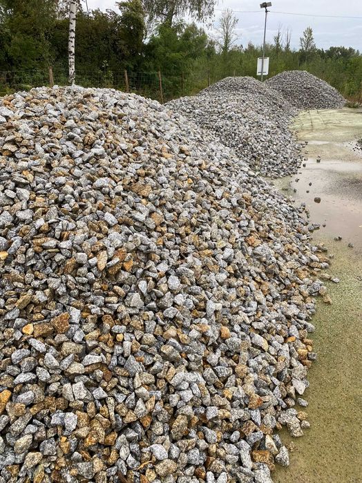 Grys granitowy kruszywo ogrodowe tłuczeń podsypka