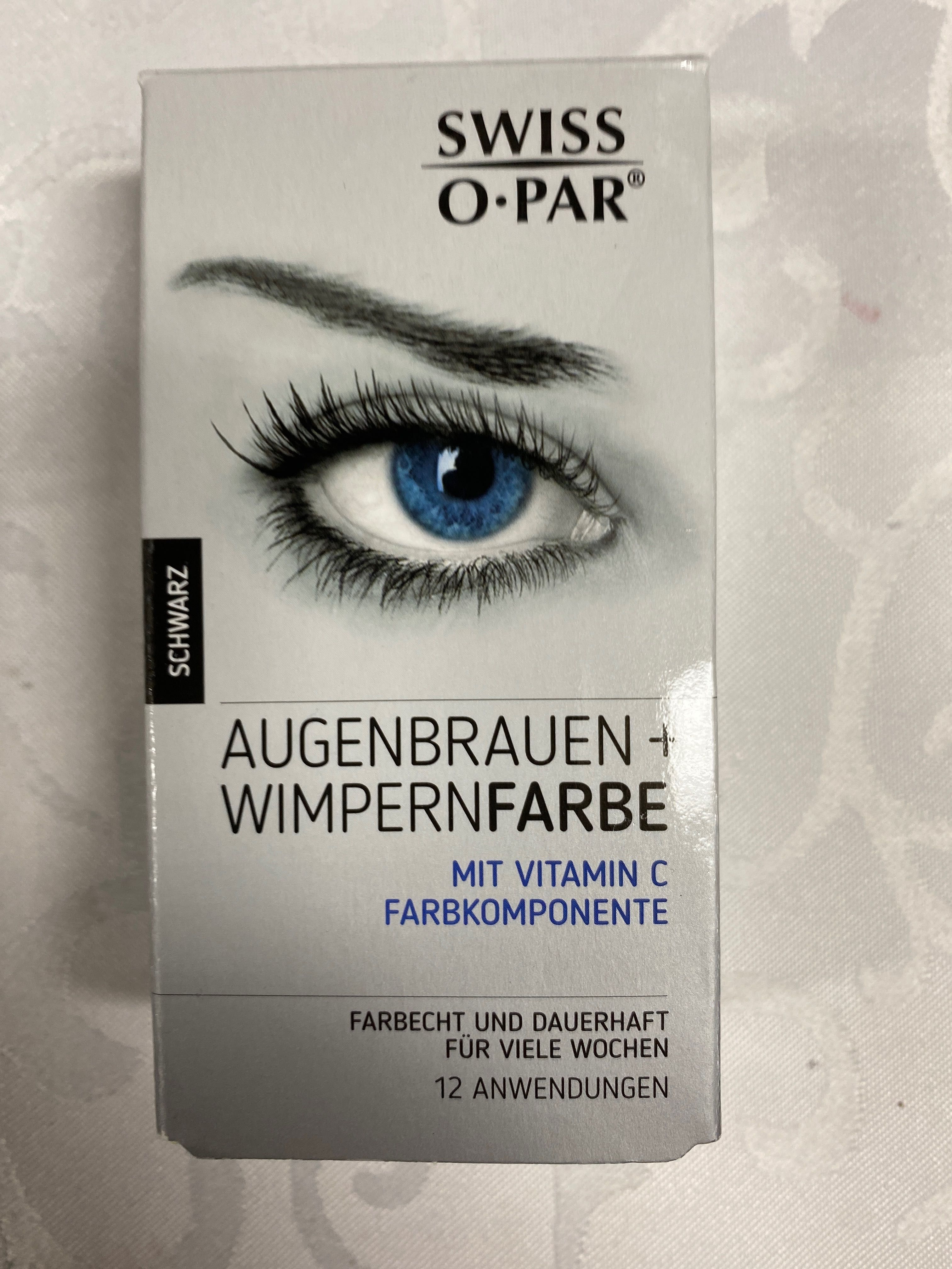 Swiss O - Par zestaw do farbowania rzęs i brwi CZARNY