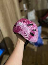 Różowy kask rowerowy XS Bskin dla dziewczynki