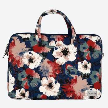 Torba Wonder Briefcase Laptop 15-16 cali niebieskie kamelie