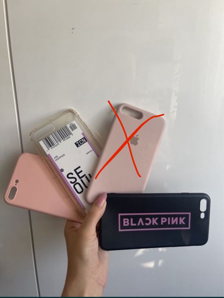 IPhone 8 Plus case etui Seul Blackpink kpop 3 sztuki