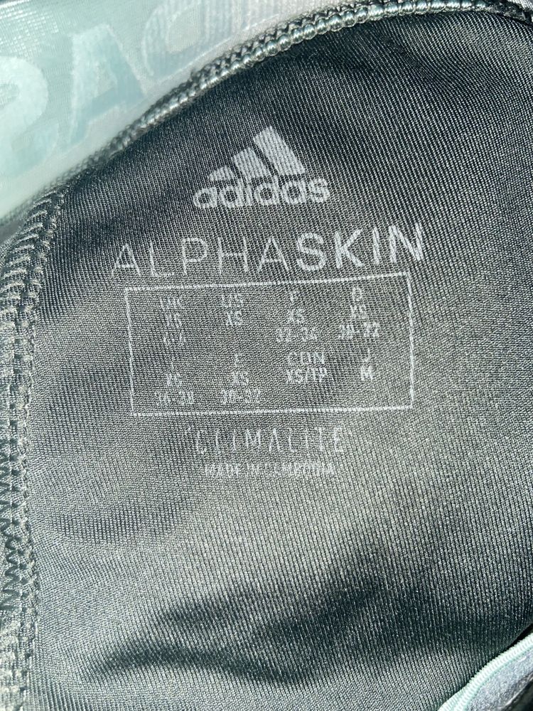 oliwkowe legginsy adidas alphaskin