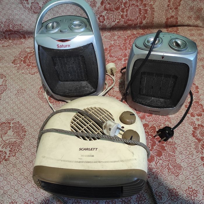 Продаються тепловентилятори" Аврора","Сатурн"," Скарлет""