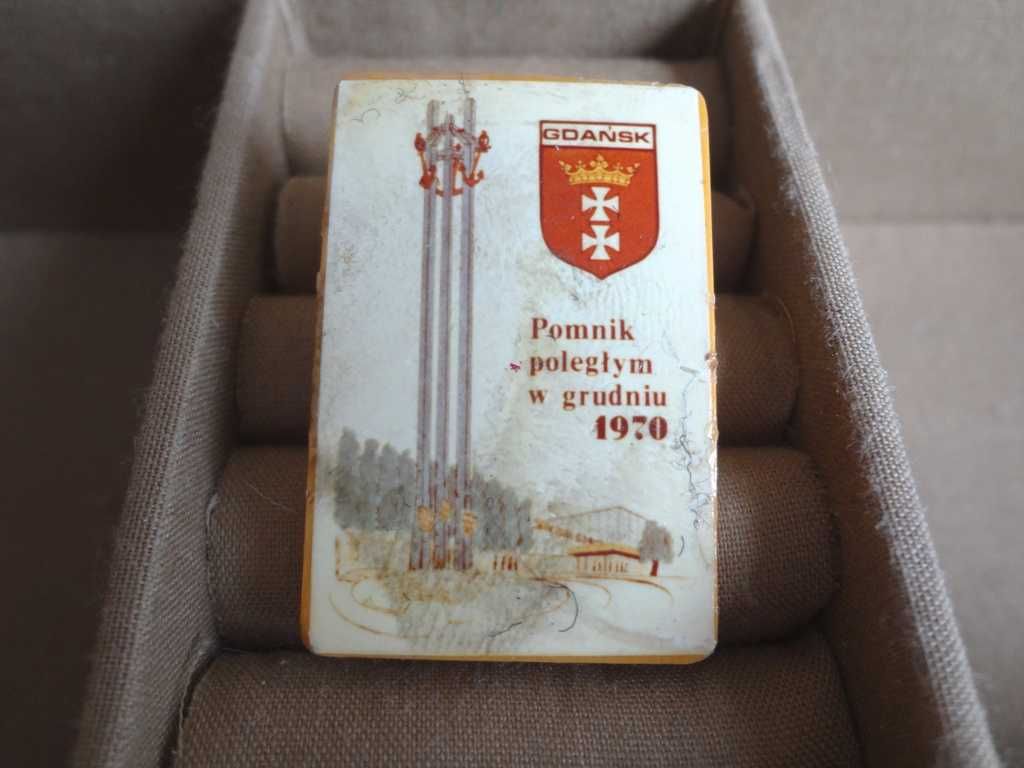 Znaczek Solidarność Gdańsk grudzień 1970 Warto!