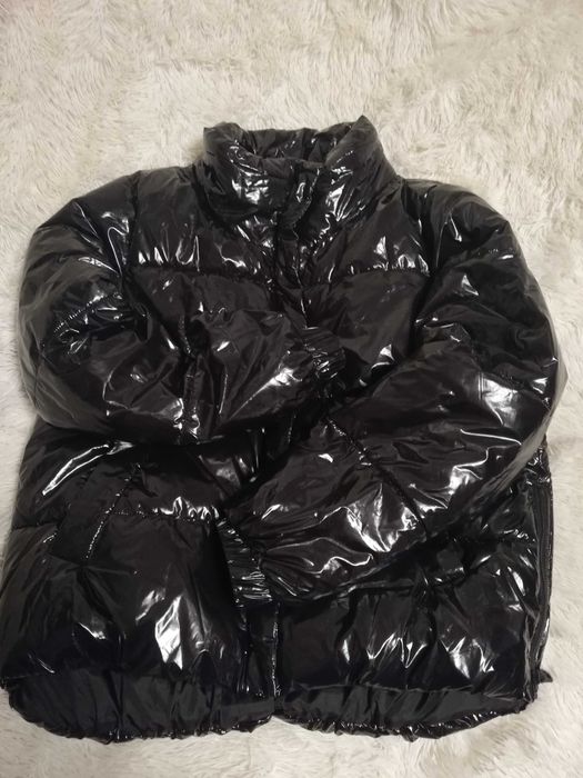kurtka reserved 38 m czarna pikowana kurtka reserved 38 m z połyskiem