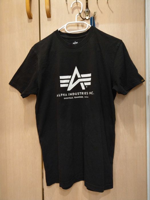 t-shirt Alpha Industries central logo