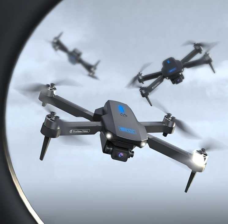 Dron EVO E88 MAX Kamera HD WIFI 3X BATERIA SILNIKI  Bezszczotkowe