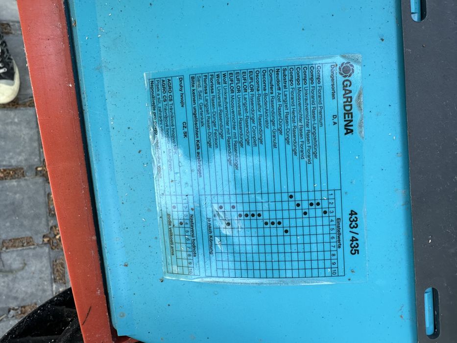 Gardena siewnik do trawy nawozu