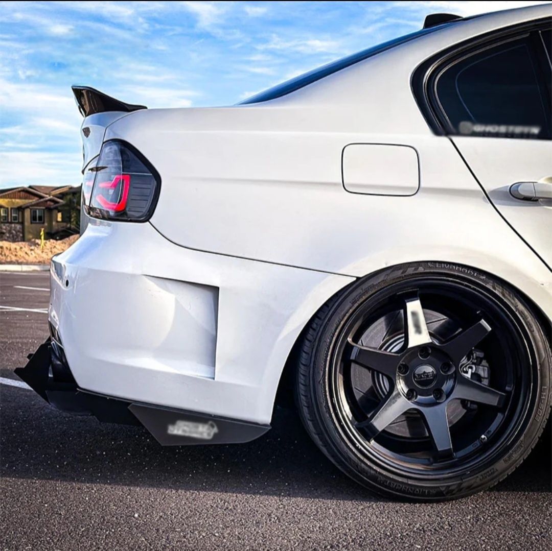 Aileron LIP SPOILER Traseiro BMW E90 05-12 FIBRA DE CARBONO verdadeira