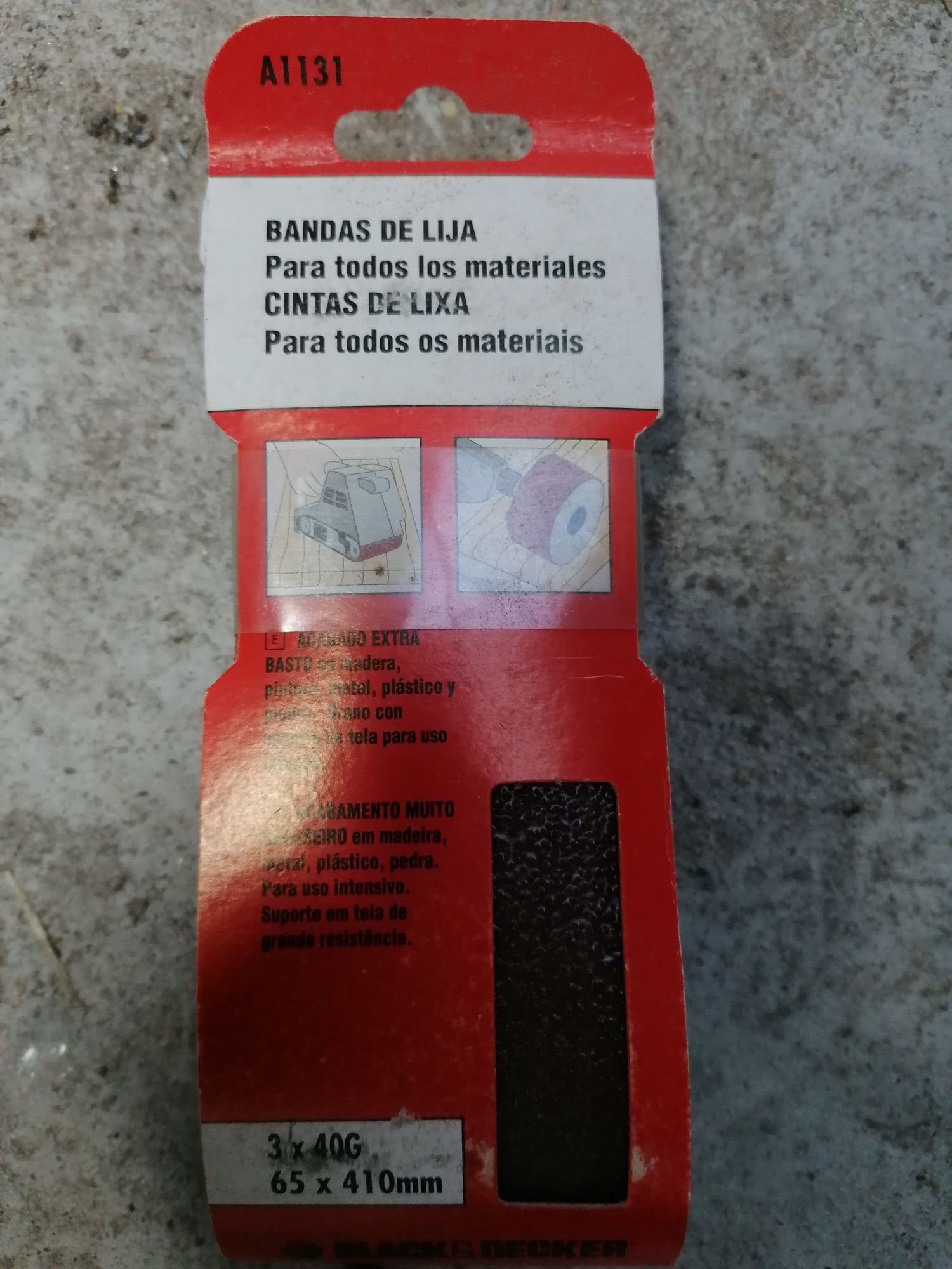 Lixas para máquina de cinta