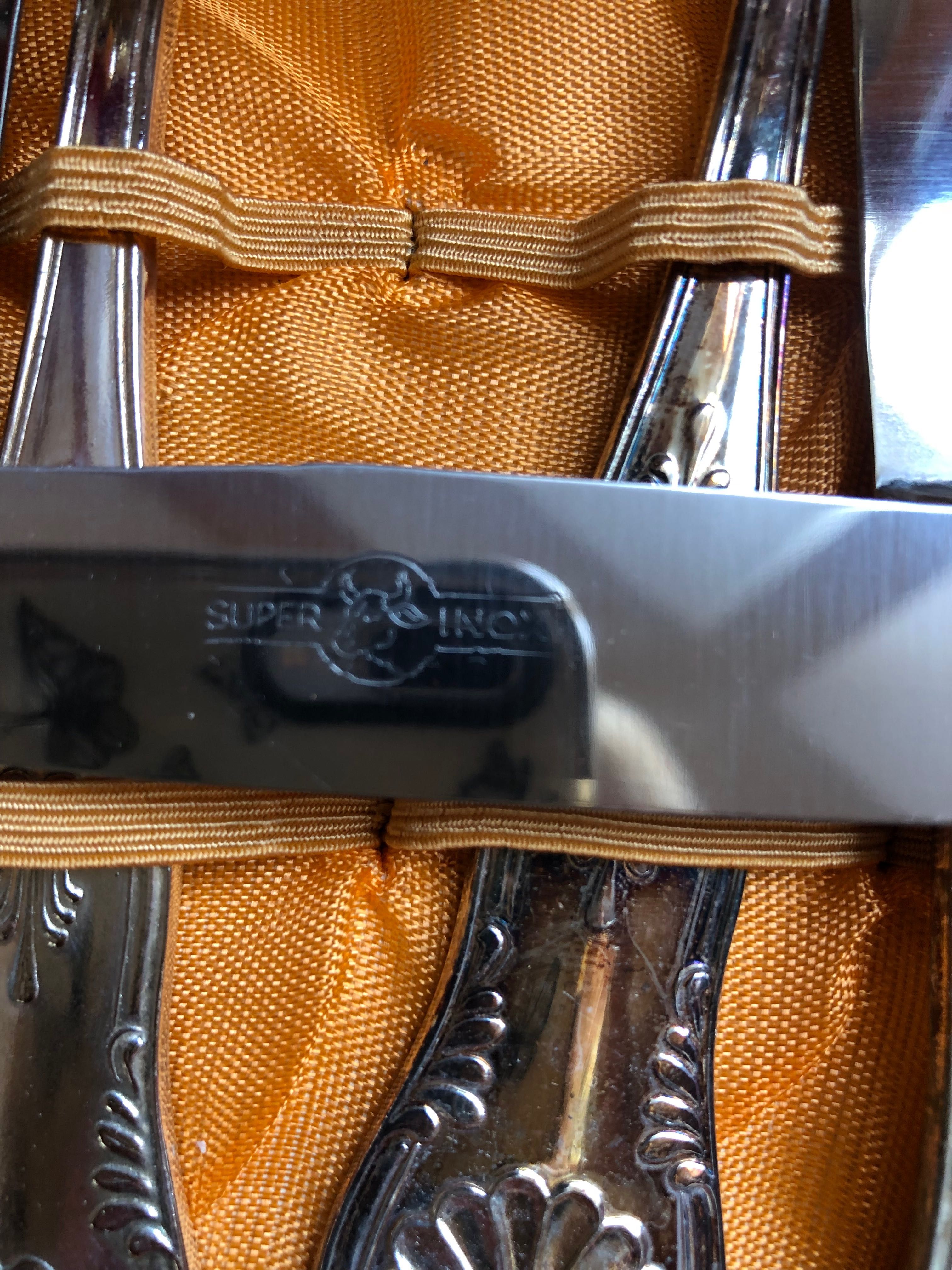 Sztućce komplet srebro platerowane Super Inox Arg800X