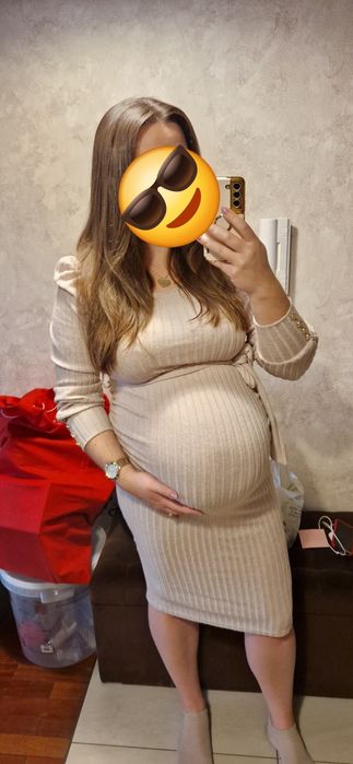Sukienka ciążowa XL khaki