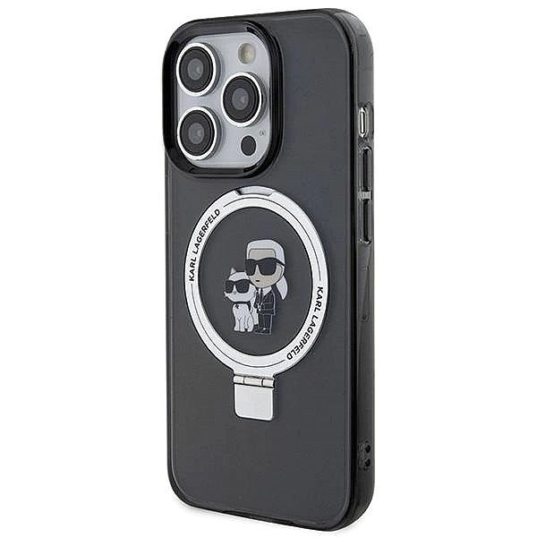 Etui Karl Lagerfeld Ring Stand Karl&Choupettte MagSafe do iPhone 15 Pr