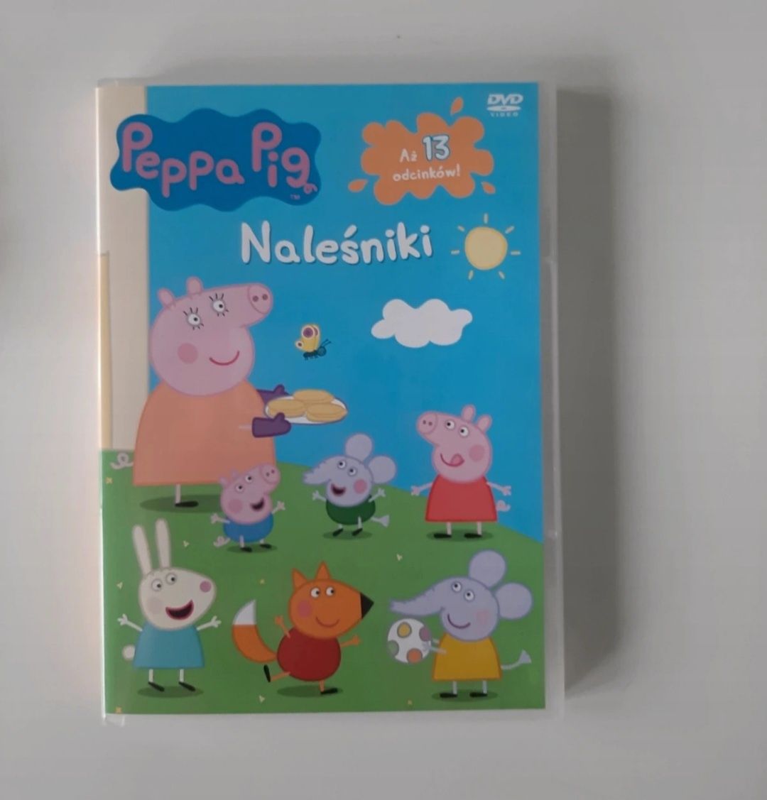 Świnka Peppa zestaw dla dziecka bajka DVD, książeczka i zabawka