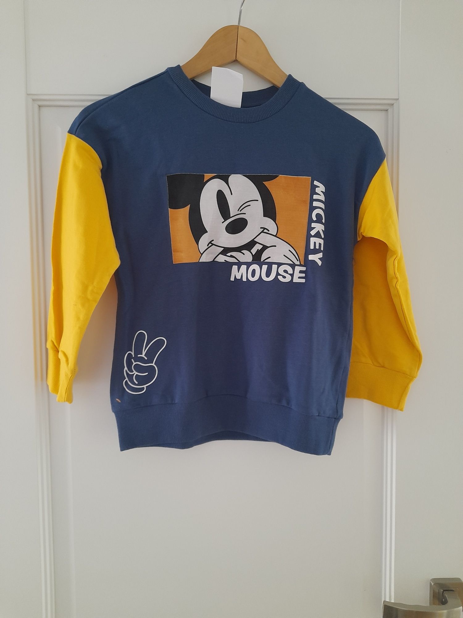 Nowa bluza Sinsay r.134 bawełna Mysxka Mickey