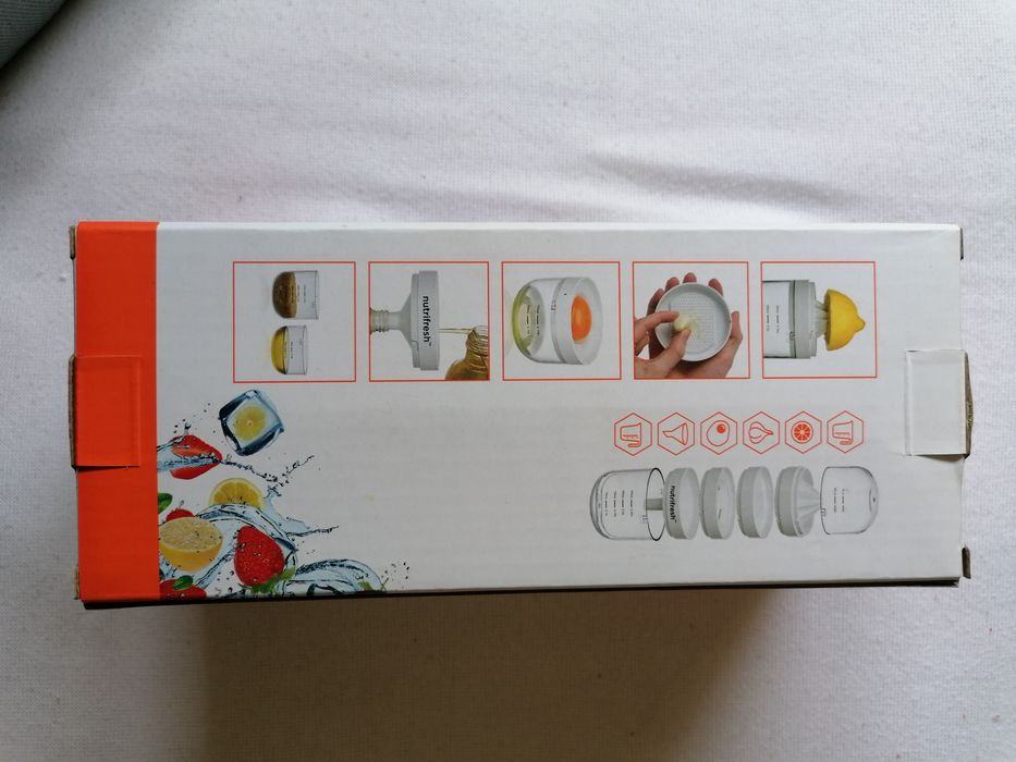 Espremedor de citrinos Nutrifresh 6 em 1 branco