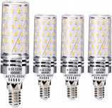 4xCiepła Biała Żarówka do Lodówki E14 LED 12 W, 3000 K, 360 Lm