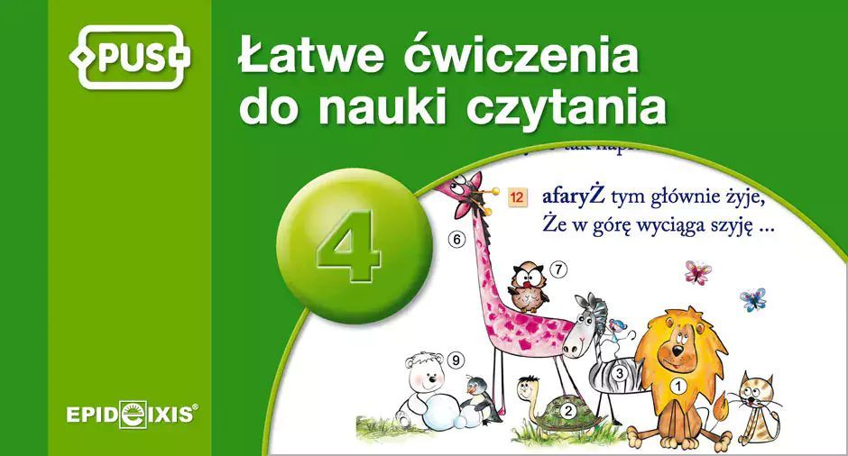 Łatwe ćwiczenia do nauki czytania cz. 4. Epideixis