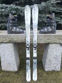 Narty Dynastar 148cm + Buty Salomon 27-27,5cm