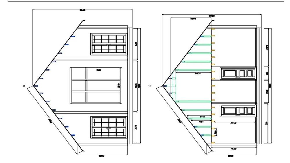 Casa de Madeira T.3 DUPLEX Bungalow Pré-Fabricada