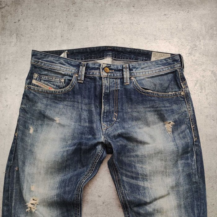 MĘSKIE PREMIUM Luxury Denim Jeansy Spodnie Diesel Industry Przetarcia