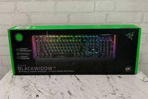 Клавіатура Razer BlackWidow V4 Green Switch Black / Гравіювання Ua