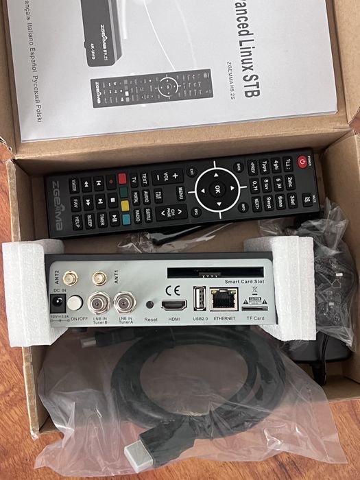 Zgemma H9 2S dekoder 4K UHD WiFi Nowy