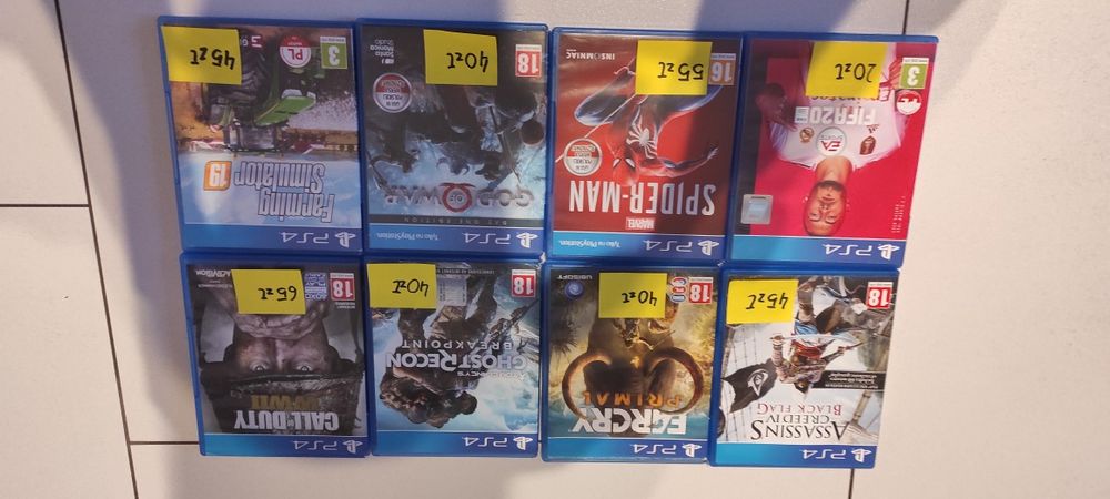 Sprzedam gry na PS4