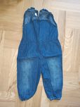 Spodnie ogrodniczki kombinezon ala jeans, rozm. 80