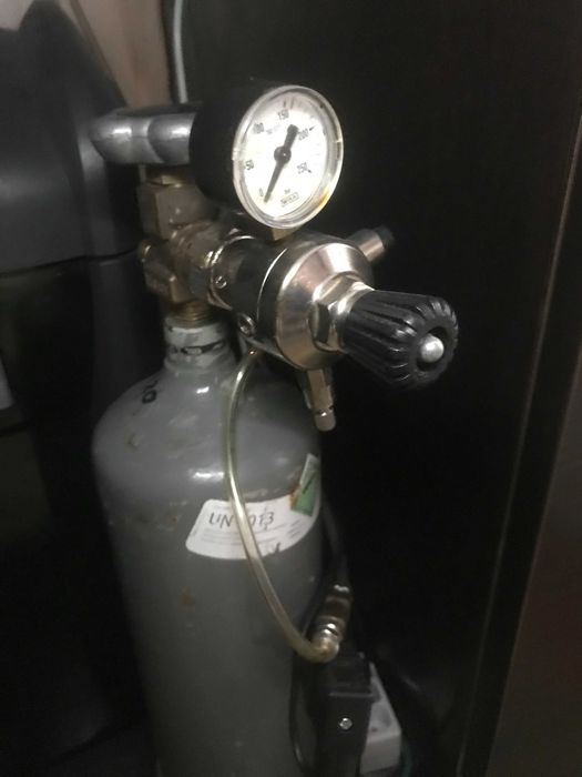 Butla CO2 reduktor elektrozawór